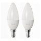 Żarówka LED E14 470 lumenów, żyrandol/opalowa biel SOLHETTA 205.840.15