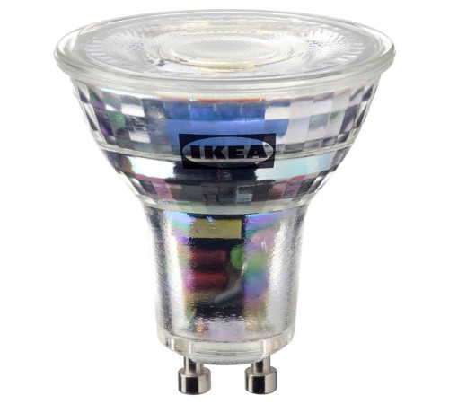 Żarówka LED GU10 345 lumenów, można przyciemniać SOLHETTA 205.840.96