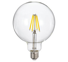 Żarówka LED E27 806 lumenów, można przyciemniać/kula szkło bezbarwne LUNNOM 206.148.47