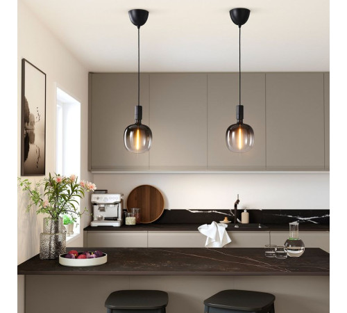 Żarówka LED E27 200 lumenów, w kształcie rurki czarny/szkło bezbarwne MOLNART 306.133.43
