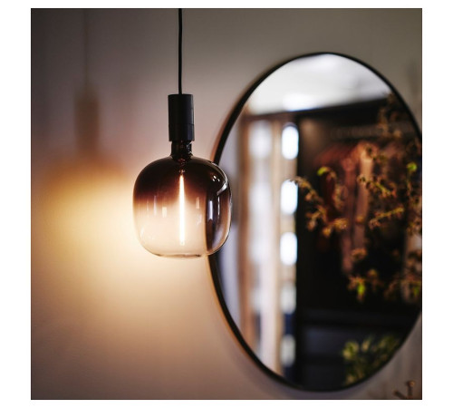 Żarówka LED E27 200 lumenów, w kształcie rurki czarny/szkło bezbarwne MOLNART 306.133.43