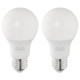 Żarówka LED E27 806 lumenów, można przyciemniać/kula opalowa biel SOLHETTA 605.839.24