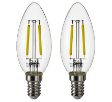 Żarówka LED E14 250 lumenów, żyrandol/przezroczysta SOLHETTA 005.914.27