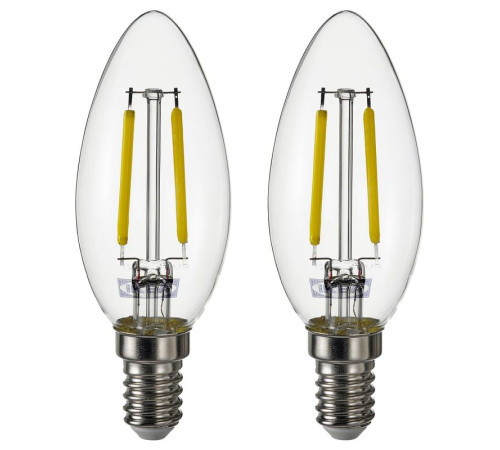 Żarówka LED E14 250 lumenów, żyrandol/przezroczysta SOLHETTA 005.914.27