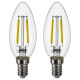 Żarówka LED E14 250 lumenów, żyrandol/przezroczysta SOLHETTA 005.914.27