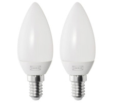 Żarówka LED E14 250 lumenów, żyrandol/opalowa biel SOLHETTA 305.840.34