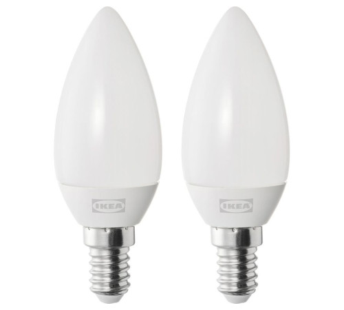 Żarówka LED E14 250 lumenów, żyrandol/opalowa biel SOLHETTA 305.840.34