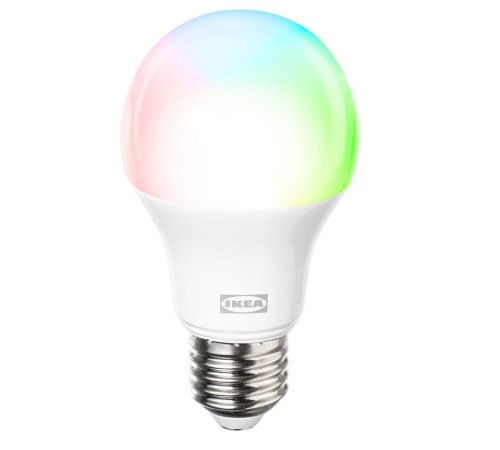 Żarówka LED E27 1055 lumenów, smart barwne i białe spektrum/kula opalowa biel KAJPLATS 706.085.75