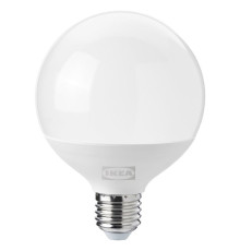 Żarówka LED E27 1521 lumenów, można przyciemniać/kula opalowa biel SOLHETTA 805.484.30