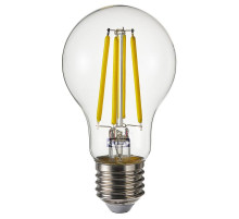 Żarówka LED E27 470 lumenów, kula przezroczysta SOLHETTA 805.914.47