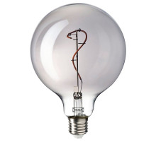 Żarówka LED E27 140 lumenów, kula szare szkło przezroczyste MOLNART 205.134.81
