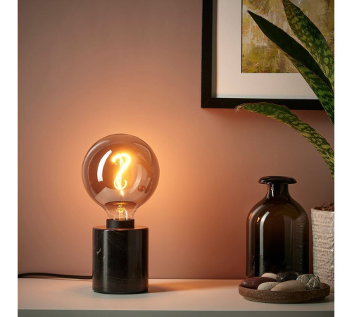 Żarówka LED E27 140 lumenów, kula szare szkło przezroczyste MOLNART 205.134.81