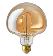 Żarówka LED E27 150 lumenów, grzyb brązowe szkło przezroczyste MOLNART 605.848.67