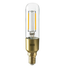 Żarówka LED E14 200 lumenów, można przyciemniać/w kształcie rurki szkło bezbarwne LUNNOM 805.169.62
