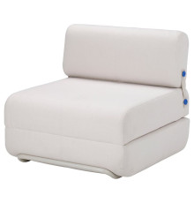 Fotel rozkładany, Skiftebo jasny szarobeżowy IKEA PS 2026 006.203.59
