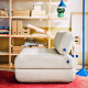 Кресло-реклайнер Skiftebo светло-серо-бежевое IKEA PS 2026 006.203.59