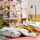 Кресло-реклайнер Skiftebo светло-серо-бежевое IKEA PS 2026 006.203.59