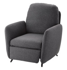 Fotel rozkładany, Gunnared ciemnoszary EKOLSUND 092.971.86