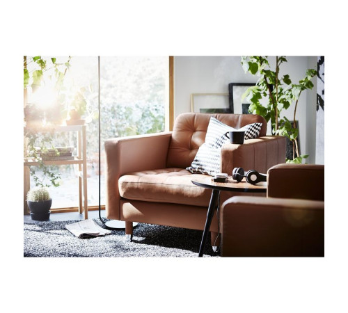Fotel, Grann/Bomstad złoto-brązowy/metal LANDSKRONA 092.691.93