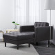 Fotel, Grann/Bomstad czarny/drewno/czarny LANDSKRONA 094.441.87