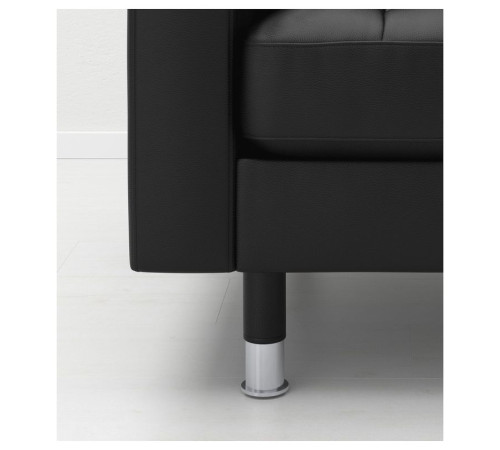 Fotel, Grann/Bomstad czarny/metal LANDSKRONA 490.317.74