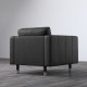 Fotel, Grann/Bomstad czarny/metal LANDSKRONA 490.317.74