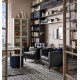 Fotel, Grann/Bomstad czarny/metal LANDSKRONA 490.317.74