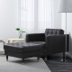 Fotel, Grann/Bomstad czarny/drewno LANDSKRONA 590.317.78