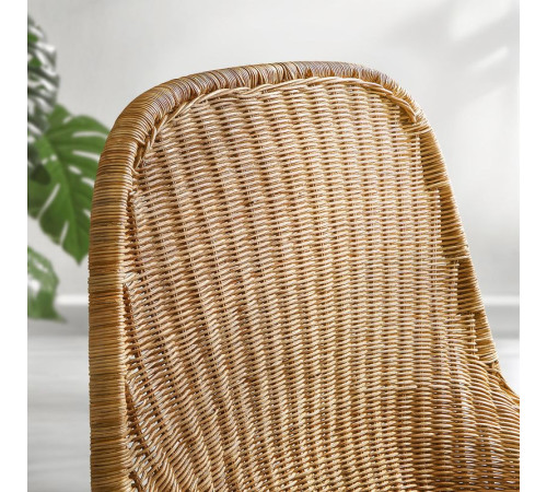 Fotel z poduszką, rattan/Risane naturalny FRYKSÅS 295.631.55