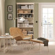 Fotel/podnóżek, rattan/Risane naturalny FRYKSÅS 395.631.69
