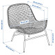 Fotel/podnóżek, rattan/Risane naturalny FRYKSÅS 395.631.69