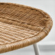 Fotel/podnóżek, rattan/Risane naturalny FRYKSÅS 395.631.69