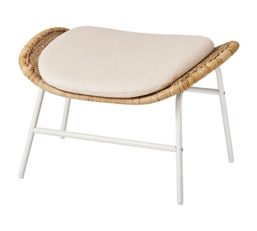 Fotel/podnóżek, rattan/Risane naturalny FRYKSÅS 395.631.69