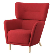 Fotel uszak, Tonerud czerwony OSKARSHAMN 505.216.82