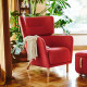 Fotel uszak, Tonerud czerwony OSKARSHAMN 505.216.82