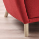 Fotel uszak, Tonerud czerwony OSKARSHAMN 505.216.82