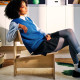 Fotel, brzoza IKEA PS 2026 006.210.71