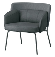 Fotel, Vissle ciemnoszary/Kabusa ciemnoszary BINGSTA 204.460.95