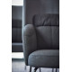 Fotel, Vissle ciemnoszary/Kabusa ciemnoszary BINGSTA 204.460.95