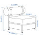 Fotel, nadmuchiwane siedzisko/oparcie/Knäbäck jaskrawozielony IKEA PS 2026 906.232.02