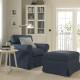 Fotel, Kilanda granatowy EKTORP 195.521.00