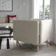 Fotel, Vissle/beżowy drewno LILLEHEM 494.703.20