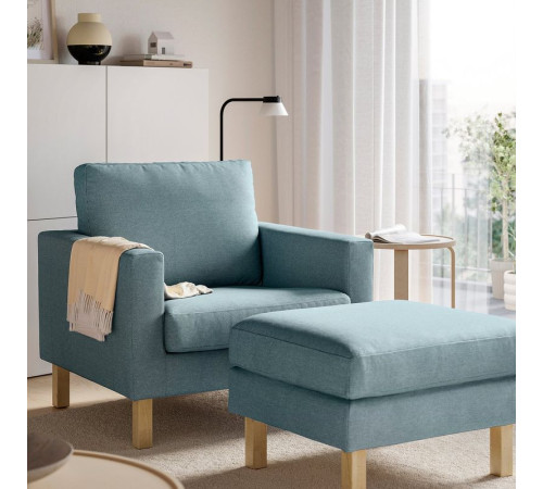 Fotel, Fridtuna ciemny szaroniebieski SALTSJÖBADEN 695.995.86