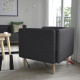 Fotel, Gunnared/ciemnoszary drewno LILLEHEM 794.703.09