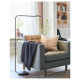 Fotel, Gunnared jasnozielony/drewno LANDSKRONA 892.697.21