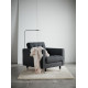 Fotel, Gunnared ciemnoszar/metal LANDSKRONA 992.691.60
