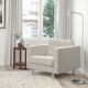 Fotel, Gunnared beżowy/metal LANDSKRONA 994.353.34