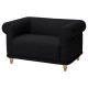 Fotel 1,5 osobowy, Lejde antracyt/brzoza VISKAFORS 994.432.73