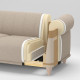 Fotel 1,5 osobowy, Lejde antracyt/brzoza VISKAFORS 994.432.73