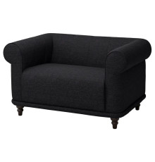 Fotel 1,5 osobowy, Lejde antracyt/brązowy VISKAFORS 994.432.92